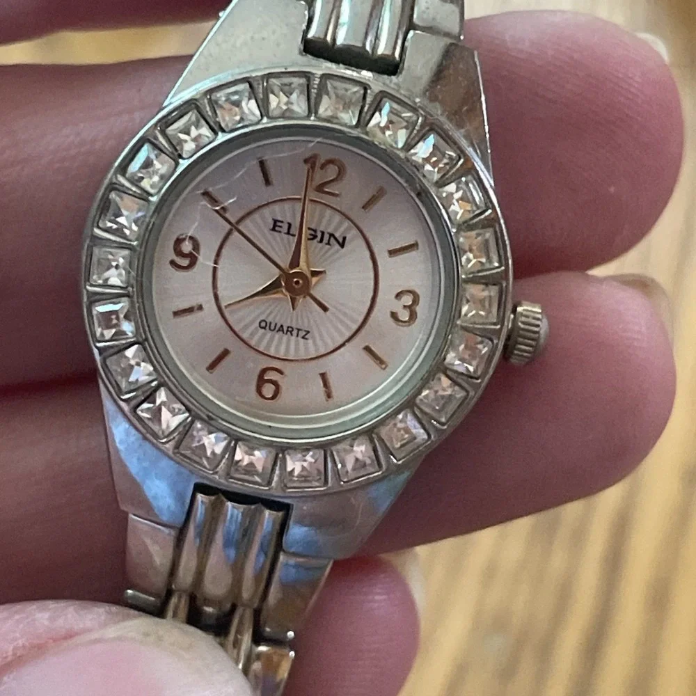 5 Vintage Watches Silver Tone Bracelet Quartz